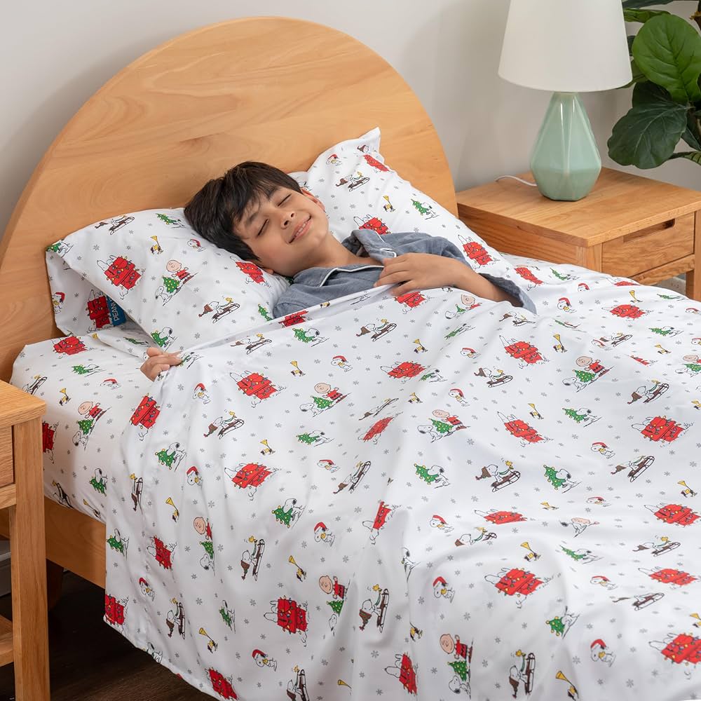 Amazon.com: Berkshire Blanket Peanuts® Kids Sheet Set Twin